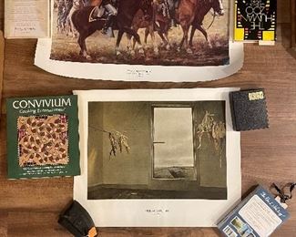 "Tracking Victorio" Buffalo Soldiers-10th US Cavalry by Don Stivers,  "Seed Corn 1948" by Andrew Wyeth.
