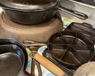 Cast iron cookware.