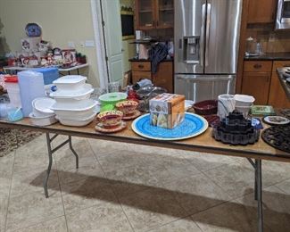 Corning ware, Tupperware and more