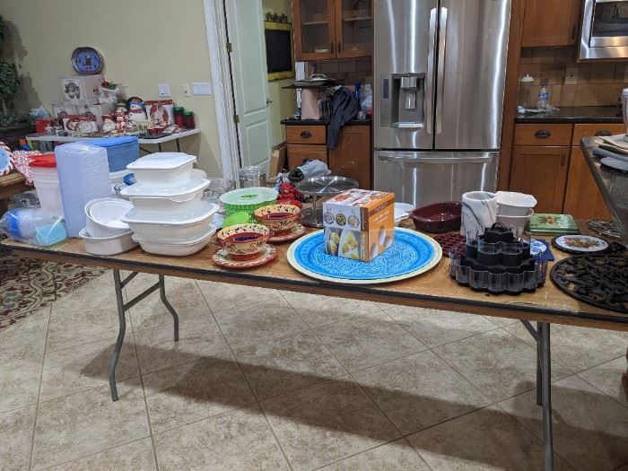 Corning ware, Tupperware and more
