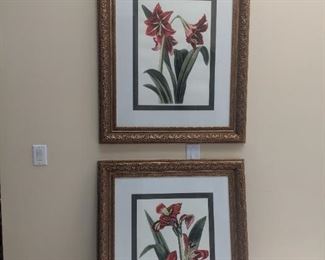Large framed decorative artwork