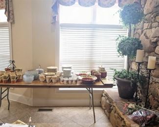 3 tiered topiary, large candle holder set