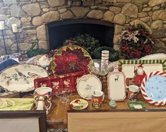 More Christmas platters