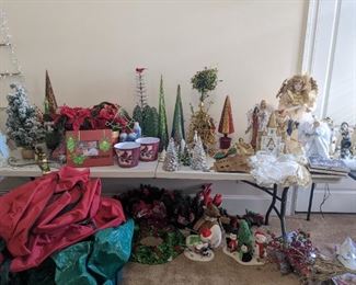 Decorative Christmas trees, Angels