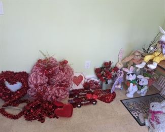 Valentine's and Easter decor