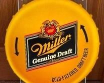 Twist and Shout Miller Genuine Draft Lighted Wall Piece measuring 30 x 20 and in good working order.
