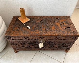 Vintage carved box