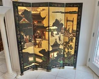 Vintage Asian screen