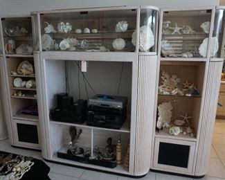 Vintage media hutch, comes in 3 pieces
