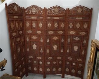 Vintage Teak and Bone screen