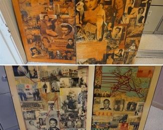 vintage scrapbook wall decor (top one sold)