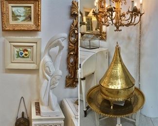 decor and lighting (items on right sold)