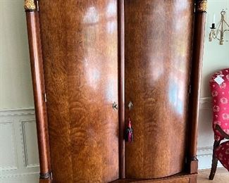Mahogany Armoire- Decorator Piece