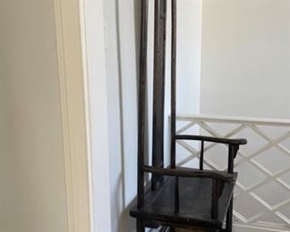 Arhaus Ming Chair. Measures 26" W x 20" D x 73.5" H. Photo 3 of 6.