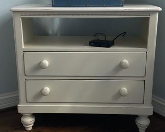 Lexington side table. Measures 36" W x 19" D x 33" H.