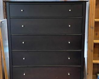 Crate & Barrel 5 Drawer Bureau. Measures 40" W x 20" D x 52" H.