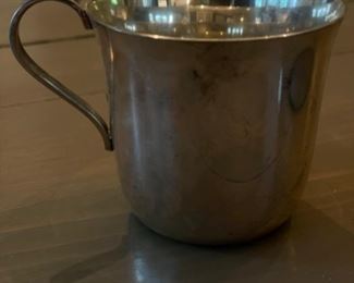 Three Tiffany & Co. and one Lunt Sterling Silver Baptism Cups. Photo 2 of 3.