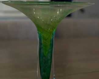 Blown Glass Art signed by artist.