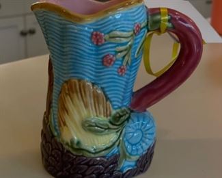 Small Majolica Pitcher.