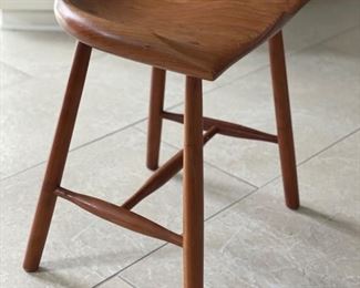 Gabor Ruzsan guitar stool signed by artist. Measures 15" D x 17" W x 19" H seat height. Photo 2 of 4.