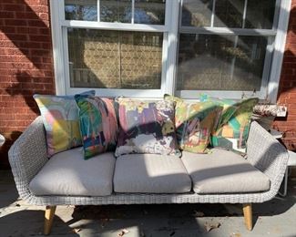 Annie Selke Indoor/Outdoor pillows. Photo 1 of 2.