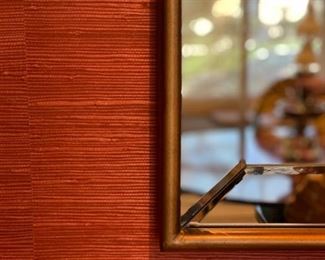 Ballard Designs bronzed metal mirror. Measures 59" W x 38" H. Photo 3 of 3.