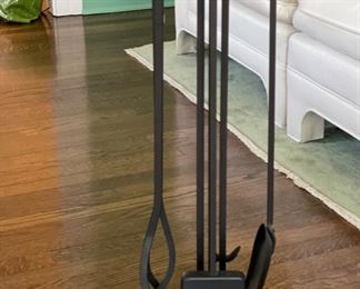 Fireplace tool set.