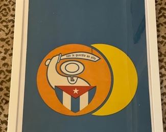 Vintage Cuban poster. Photo 1 of 2.