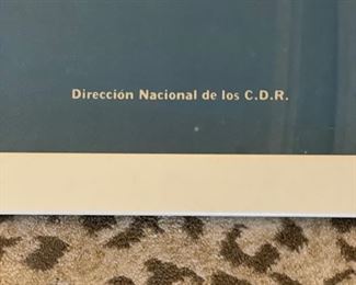 Vintage Cuban poster. Photo 2 of 2.