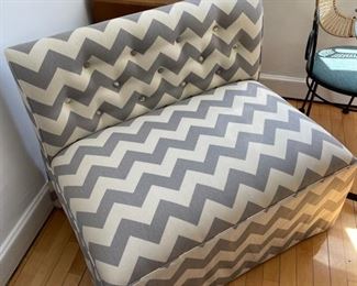 Ballard Designs chevron upholstered bench. Photo 1 of 2.