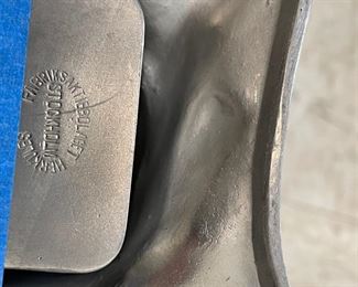 Swedish Art Nouveau by Olof Ahlberg lidded pewter box with fish. Photo 3 of 3.