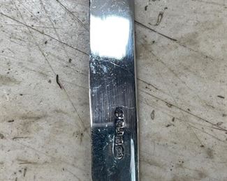 Antique junior sterling silver service for one. Photo 3 of 4.