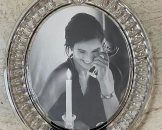 Waterford Crystal oval picture frame.
