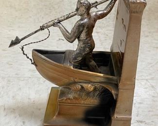 Whalemen bookends. Photo 1 of 3.