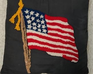 American Flag pillow.