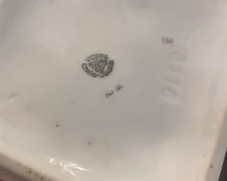 Victoria Czechoslovakia Porcelain Canister Set. Includes Oil, Vinegar and Spice Jars. Photo 2 of 2.