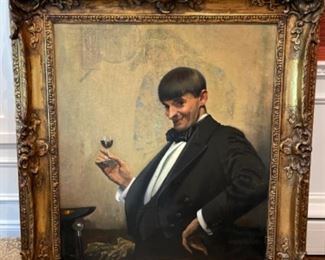 The Wine Taster. Orlando Greenwood.
