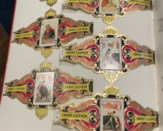 Sample of Cigar Label Collection - 2 scrapbooks full. Photo 1 of 2.