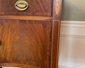 Hickory Chair Historical James River Plantation flame mahogany sideboard. Measures 68" W x 23" D x 40" H. Photo 4 of 5.