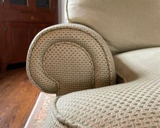 Charles Stewart Company apartment sofa - 2 matching sofas available. Each measures 76" W x 36" W. Photo 5 of 6.