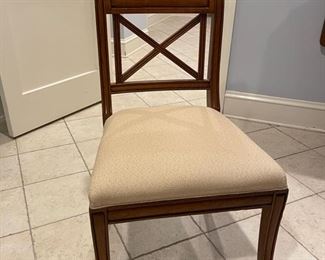 Set of 4 Milling Road for Baker dining chairs. Each measures 20" W x 19" D with 19" seat height. Photo 1 of 4.