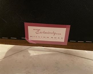 Set of 4 Milling Road for Baker dining chairs. Each measures 20" W x 19" D with 19" seat height. Photo 4 of 4.