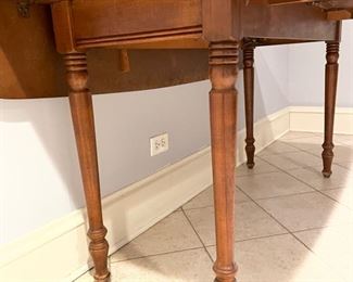 Drop leaf table / console. Measures 60" W x 20" - 40" D with two 9" drop leaves. Photo 2 of 2.