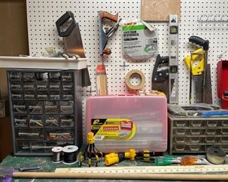 Nails and small hand tools.