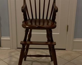 The Bartley Collection wood highchair. Photo 1 of 2.