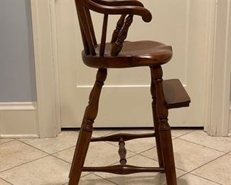 The Bartley Collection wood highchair. Photo 2 of 2.