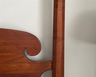 Vintage Queen four-poster bed. Measures 62" W x 84" H. Photo 3 of 3.