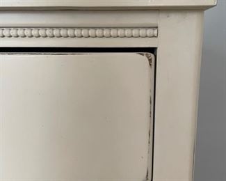 Lexington distressed white 6-drawer chest of drawers. Measures 48" W x 19" D x 30" H. Photo 2 of 4.