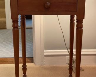 Antique side table. Measures 20" W x 18" D x 29" H. Photo 1 of 2.