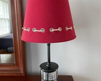 Pottery Barn bedside table lamp.